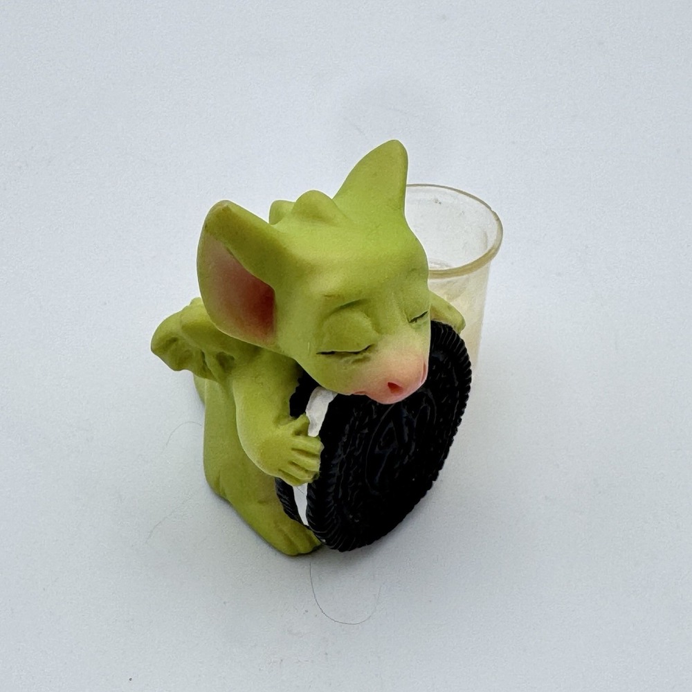 The Whimsical World of Pocket Dragons MILK & COOKIES Real Musgrave Figurine RARE